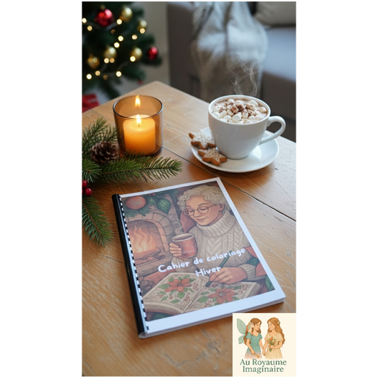 Cahier de Coloriage Hiver & Ambiance Cosy relié